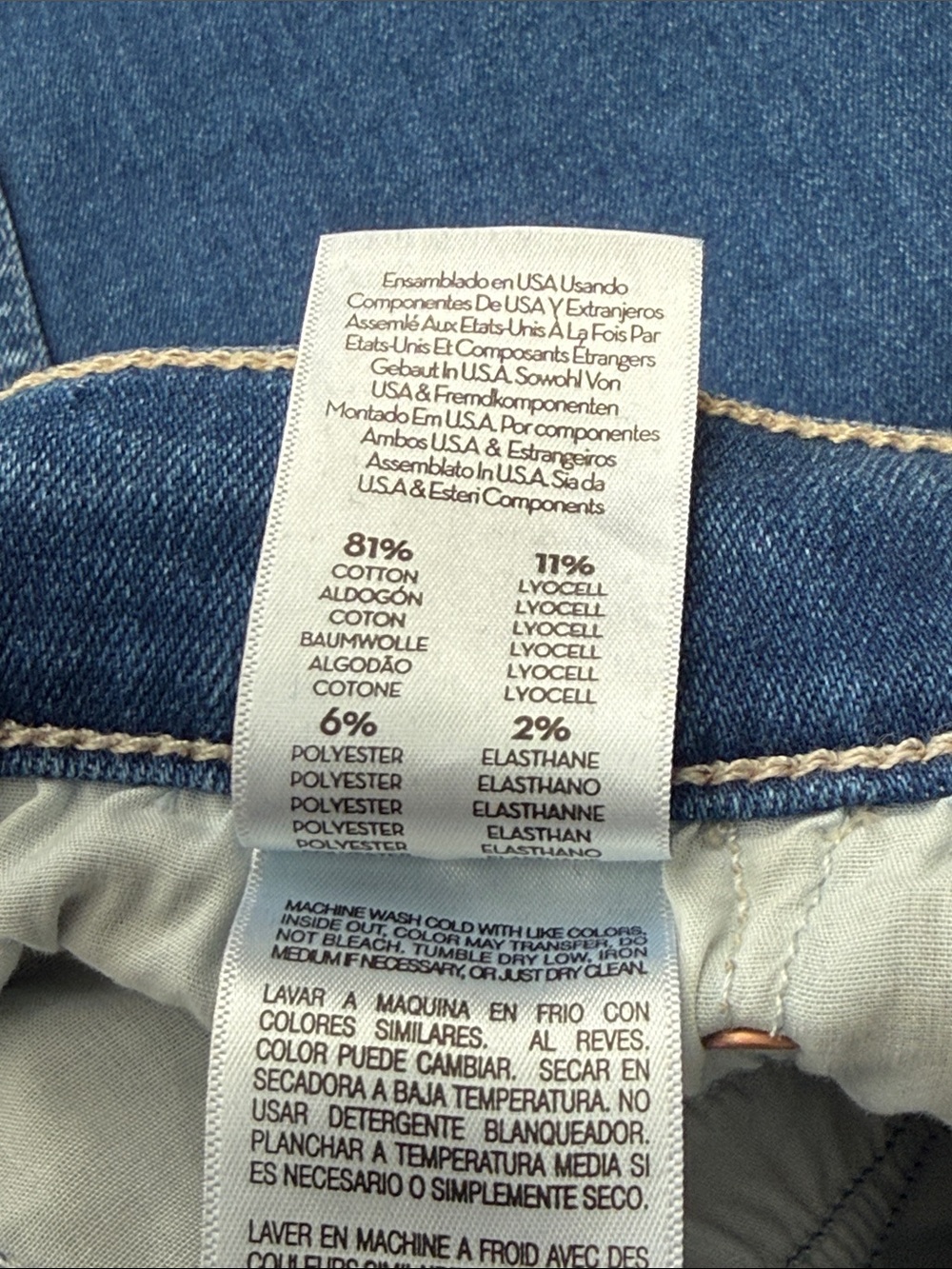 MOTHER High Waisted Rider Skim Straight Leg in Hue Are You? Jeans Size 28 - Picture 10 of 11